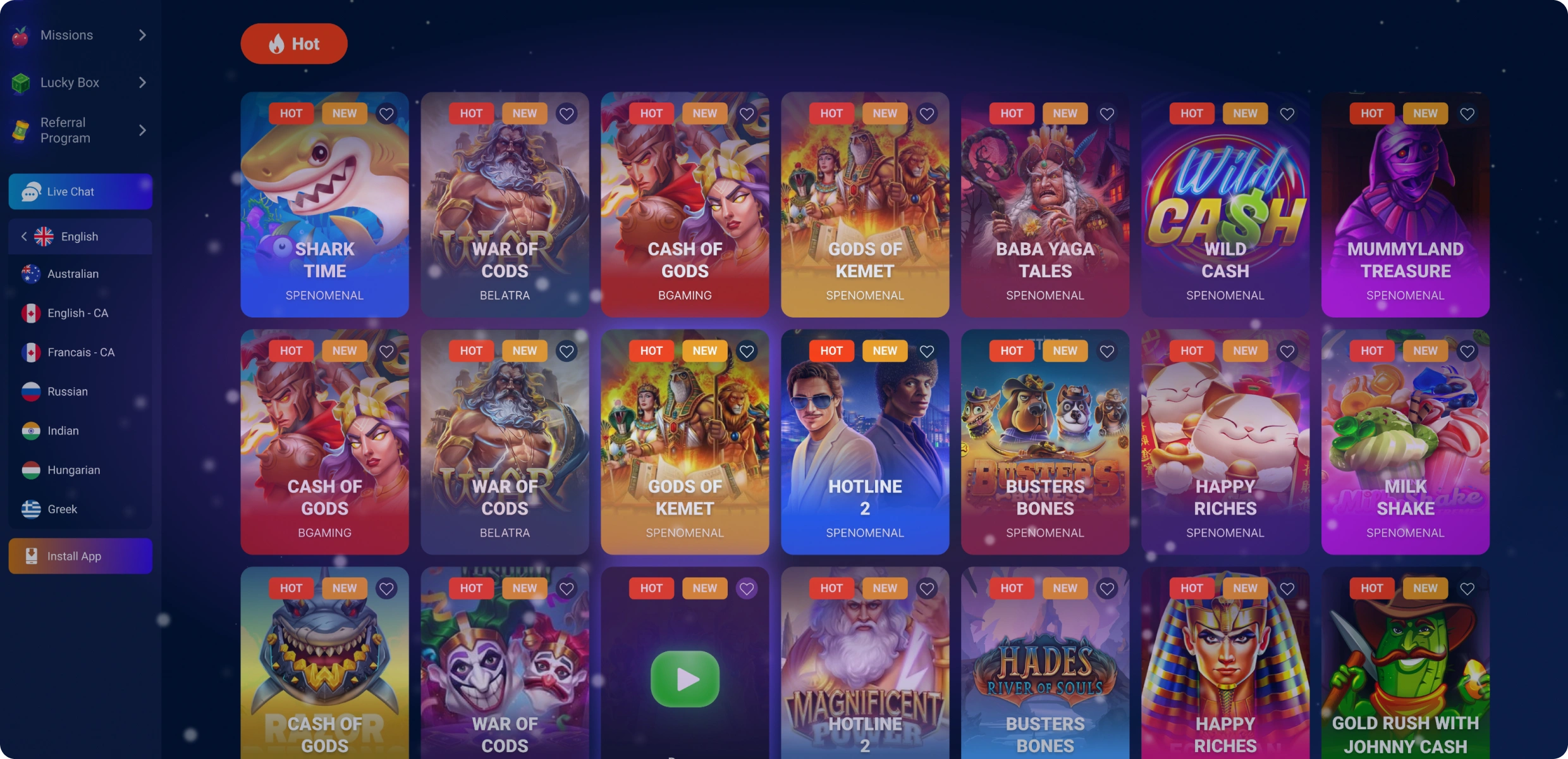 BetRolla payments and online play